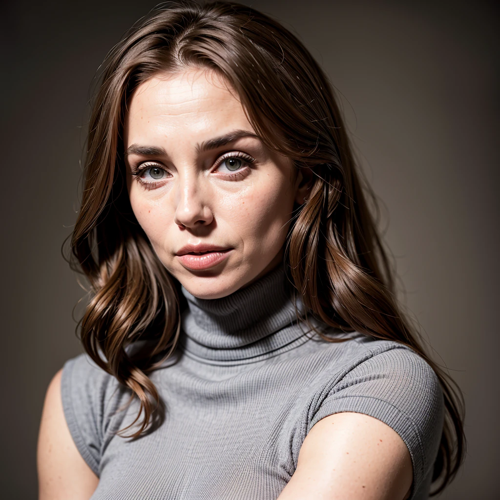 lena paul, a woman wearing turtleneck, portrait