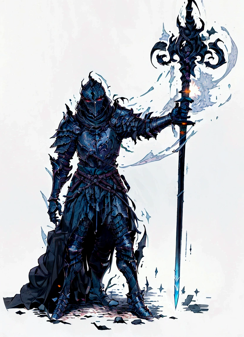 arafed image of a man in armor holding a sword and a sun, pale black armor, sharp black armor, wearing black armor, dark soul armor concept, black armor, wearing a dark armor, dark armor, sharp edged black armor, black shiny armor, black armour, the dark souls knight, dark souls knight, artorias, wearing daedric armour