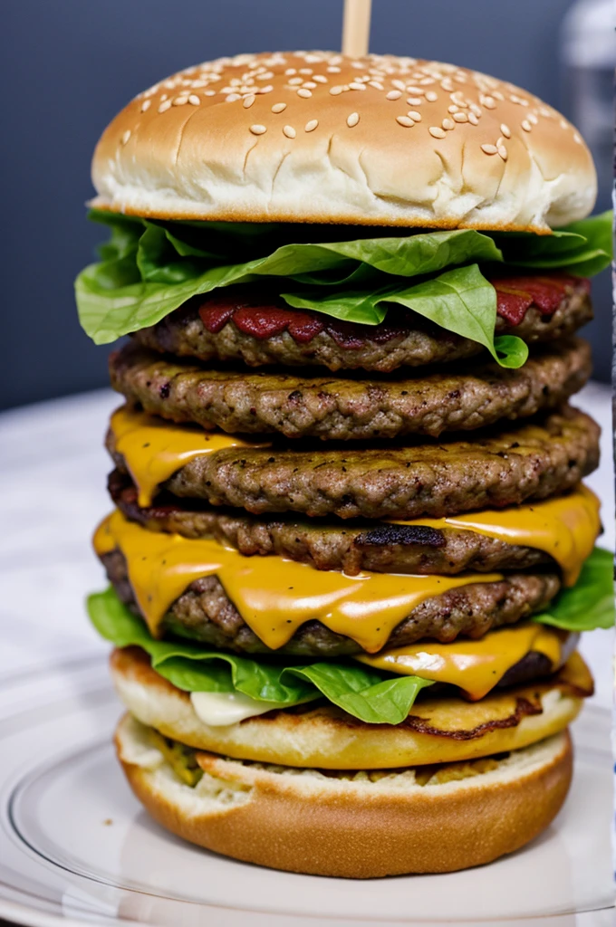 a hamburger