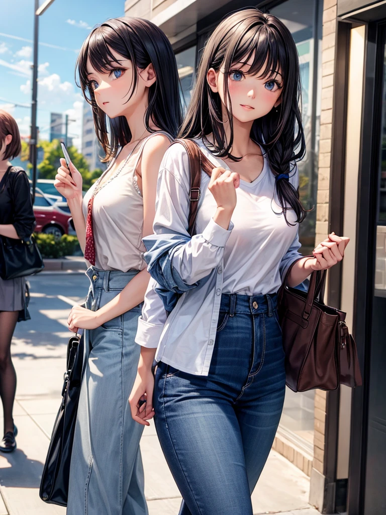A casual woman 