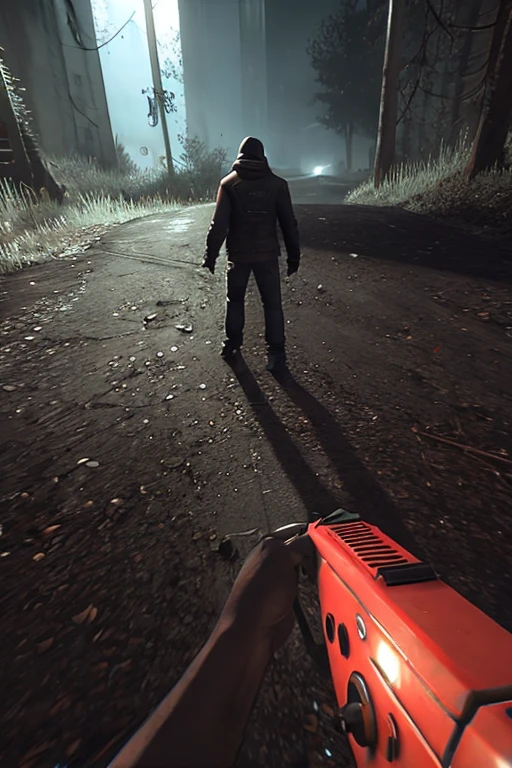 In First Person In Horror Video Game Level