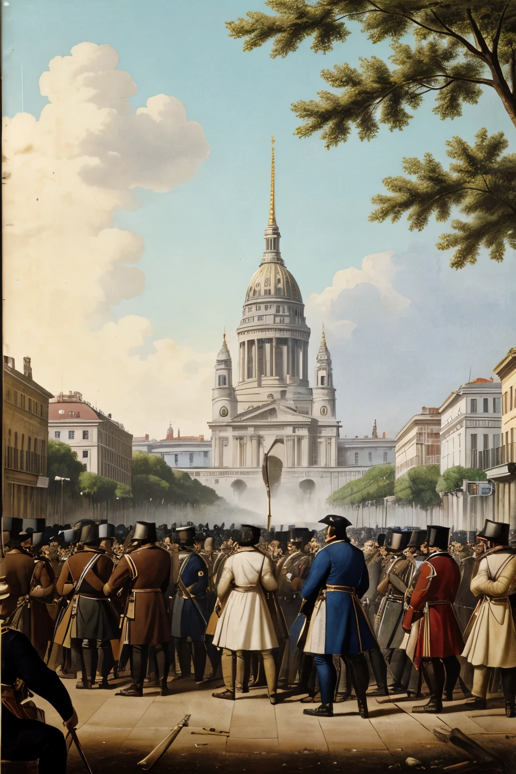 During the 1840s and onwards, Europe experienced significant political upheaval marked by revolutions and uprisings driven by various social, economic, and political factors. One of the notable events was the Revolutions of 1848, often referred to as the Springtime of Nations. These revolutions were sparked by widespread discontent with authoritarian monarchies, economic hardships, and demands for political reform. Countries like France, Germany, Italy, and the Austrian Empire saw protests and riots demanding constitutional rights, such as freedom of speech, assembly, and representative governments. The revolutions aimed to overthrow oppressive regimes and establish more democratic systems where the voices of the people could be heard. Although many of these uprisings were initially successful in forcing concessions from rulers and temporarily altering power dynamics, the revolutions ultimately faced strong resistance from conservative forces and were not entirely suressful in achieving their long- ↓ term goals. Caricaltures