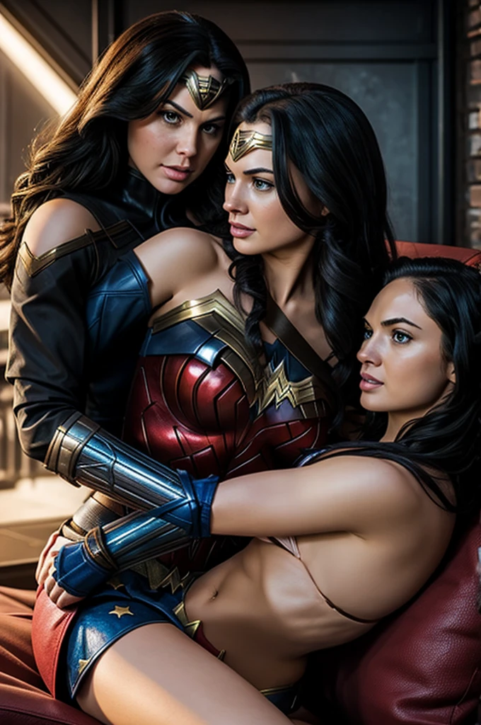 Wonder Woman having sex with batgirl