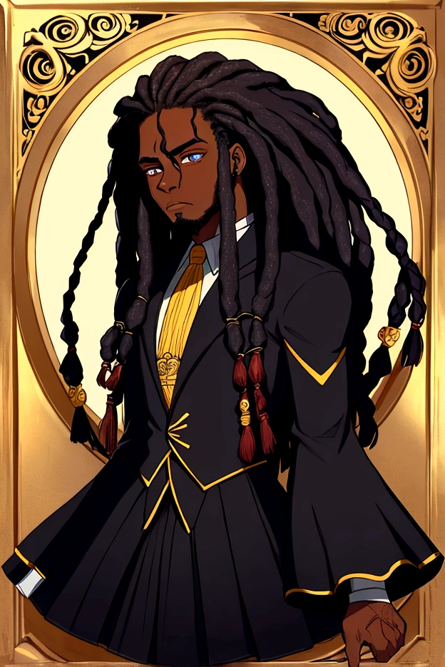 Crie um homem ????? com dreds de terno