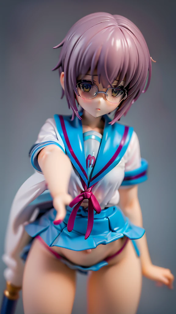 Highest quality,Very detailed,masterpiece,Realistic,Photorealistic,Japan Night、Dark Classroom、Glasses,Leaking yellow pee、 Pink bra、Very beautiful girl, (cute:1.2),Expressionless、(Brown eyes),Perfect Glowing Skin,((Erotic,Sexy and sexually explicit)),(Nagato-yuki), small poor breasts,Small breasts 、Grab your own chest with both hands、Narrow waist, Look at the audience,((Sailor suit)),((Short sleeve uniform white shirt)),(Blue tie),(Blue mini pleated skirt),(((The back of the skirt))),(((Lift it yourself))),(Lift your legs yourself)、genital、Spreads across the legs, (Loafer shoes), (There are no panties:1.2), (View from below:1.3),
Flat Chest, blush, Embarrassing, Expressionless, Leg spread、((No panties)), ダイナミックなLeg spreadポーズ, Thighs 、Shin、Thighs, short hair, Thighs Thighs Thighs,belly button, Thighs, 白いThighs, Cleavage, ((Spread your legs wide:1.4)), Cleavage、Outdoor, Night Road、