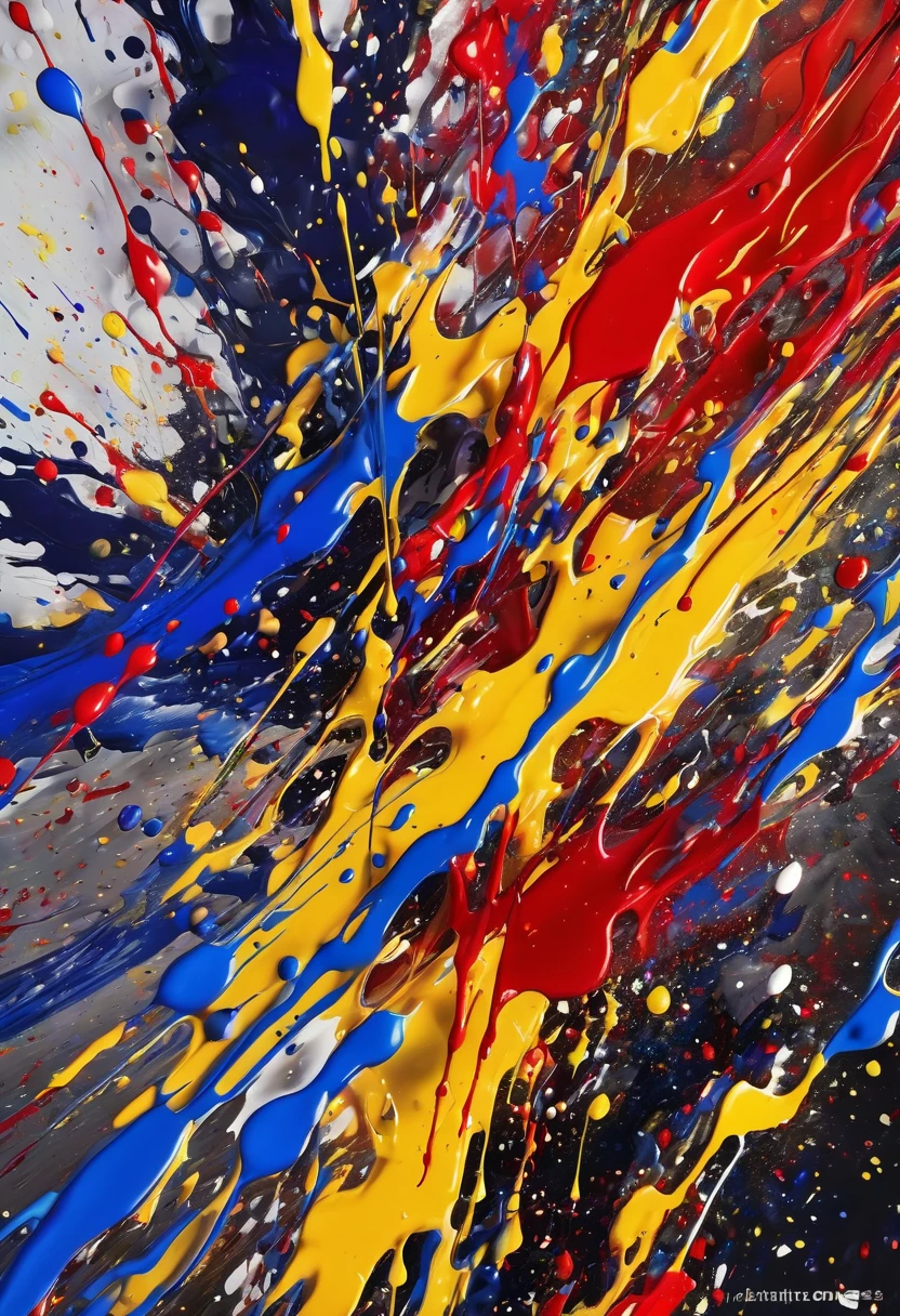 a painting of the euro 2024 winners,abstract expressionism,jackson pollock style,vivid colors,dripping paint,action painting,dynamic composition,textured canvas,impasto,emotional,powerful,dramatic lighting,cinematic,hyperrealistic,octane render,unreal engine,high quality,4k,8k,masterpiece