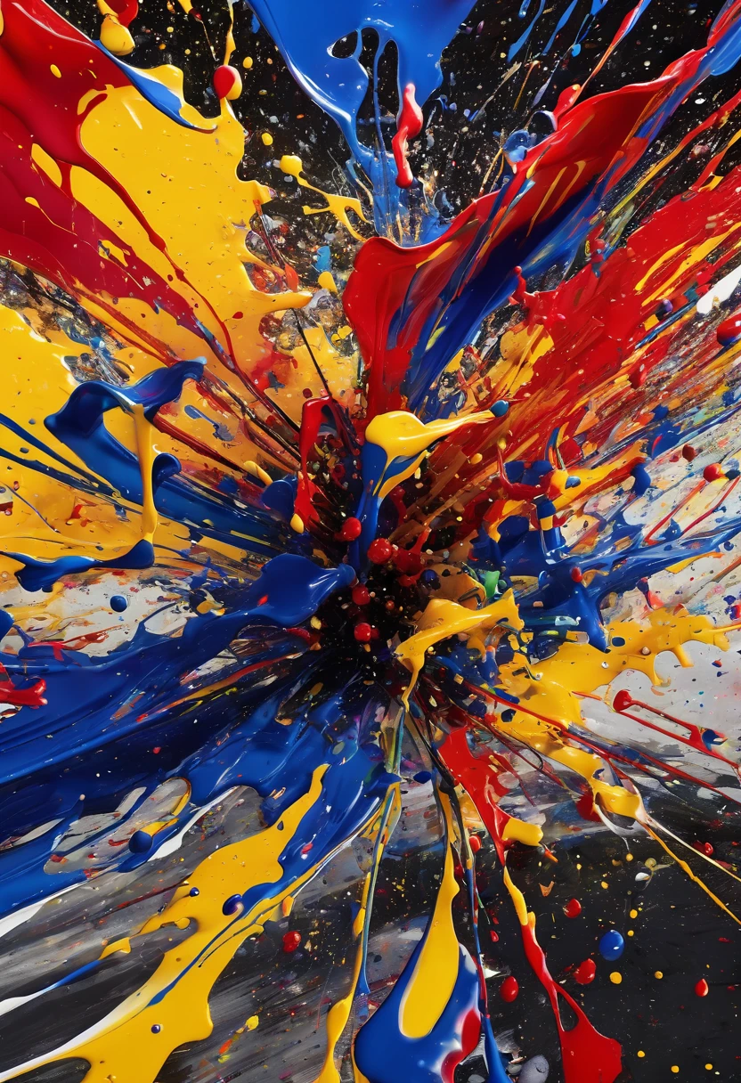 a painting of the euro 2024 winners,abstract expressionism,jackson pollock style,vivid colors,dripping paint,action painting,dynamic composition,textured canvas,impasto,emotional,powerful,dramatic lighting,cinematic,hyperrealistic,octane render,unreal engine,high quality,4k,8k,masterpiece