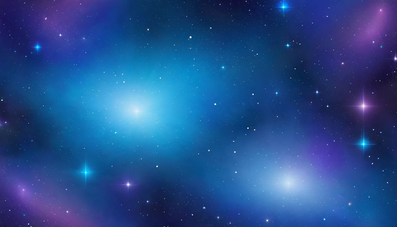 Produce a cosmic-inspired abstract gradient featuring shades of ultramarine and cerulean, resembling a distant galaxy or nebula.