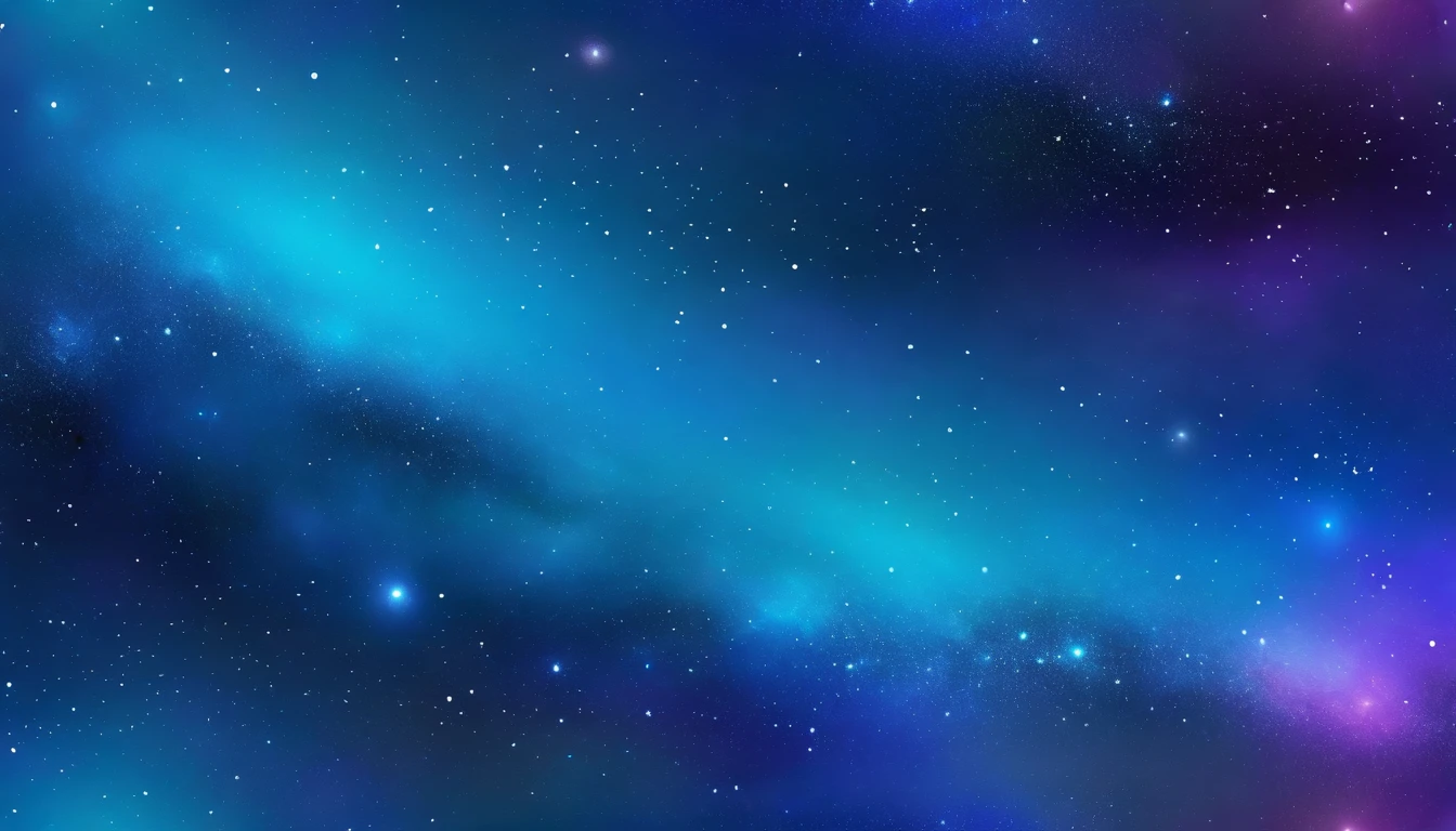 Produce a cosmic-inspired abstract gradient featuring shades of ultramarine and cerulean, resembling a distant galaxy or nebula.