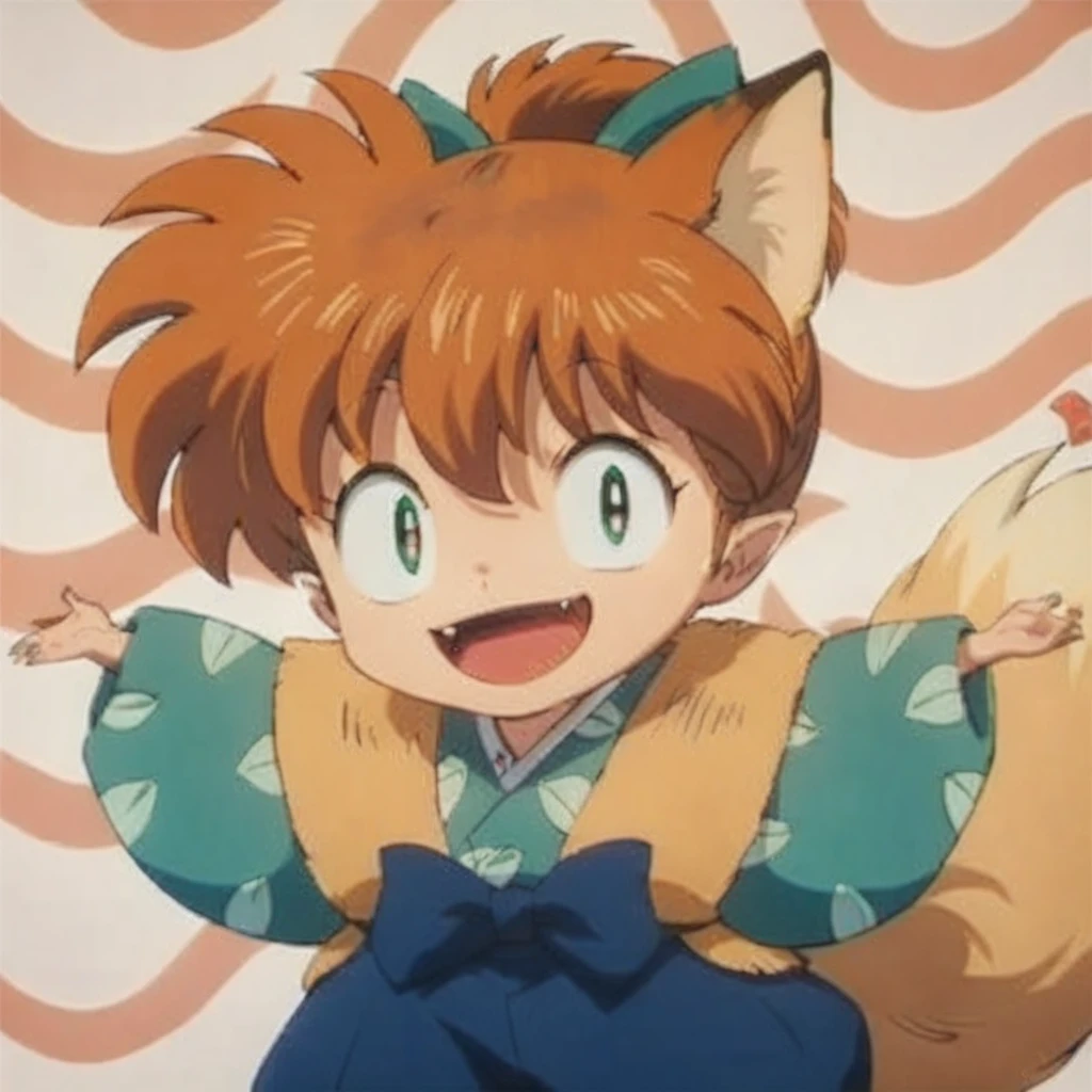 Shippo happy, fox ears