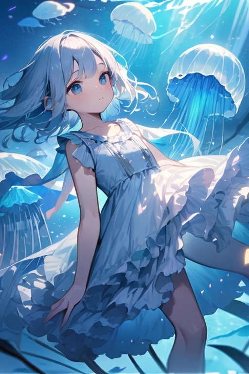 ((Best quality)), ((masterpiece)), (detailed), jellyfish fairies