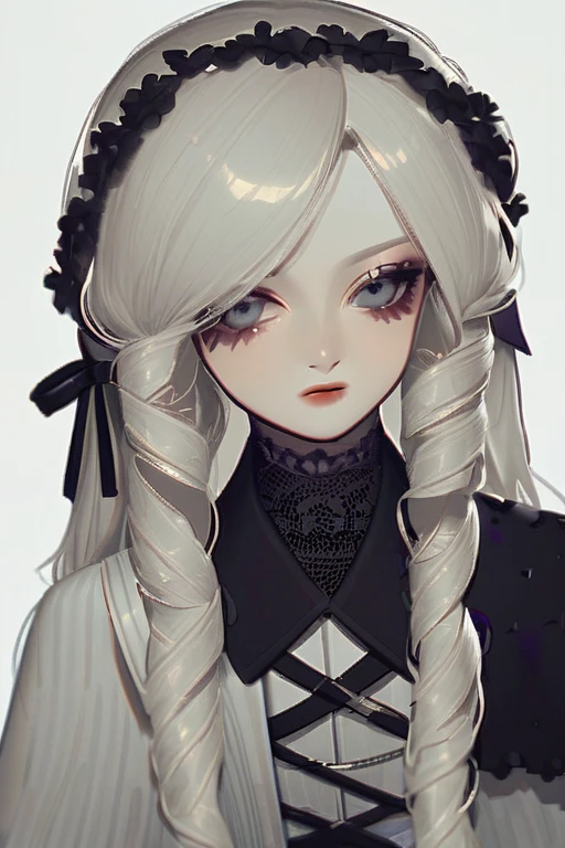 ((Лучшее качество)), ((шедевр)), (подробный), Gothic girl in a bandage