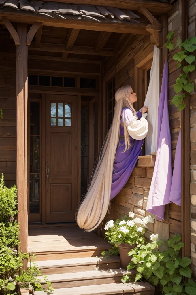 Cleaning assistant rapunzel