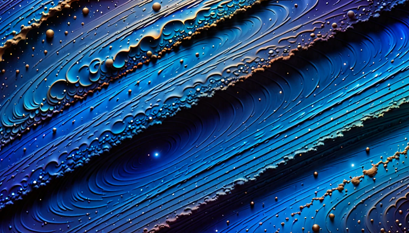 Produce a cosmic-inspired abstract gradient featuring shades of ultramarine and cerulean, resembling a distant galaxy or nebula.