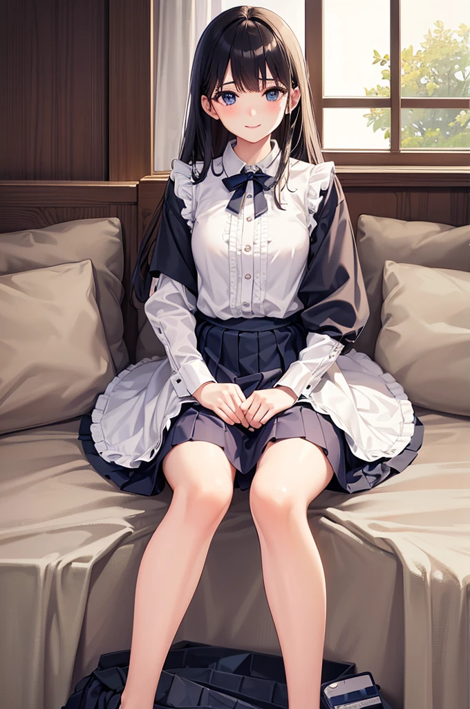 (Browsing Caution:0.99)、beautiful girl, (Roll up your skirt), Looking into the camera, Angle from below, Short skirt, Squat, A shy smile, Beautiful Skin, ((Highest quality, 16K, Tabletop: 1.3)), 1 Girl, The light shines on your face, Highly detailed face, Highly detailed lips, Beautiful Eyes、Realistic Skin、Cute design panties、shaving、Various Hair Styles、Different color uniforms、Natural clothes、Detailed panties、Spread your legs、sit、Squat、Long skirt