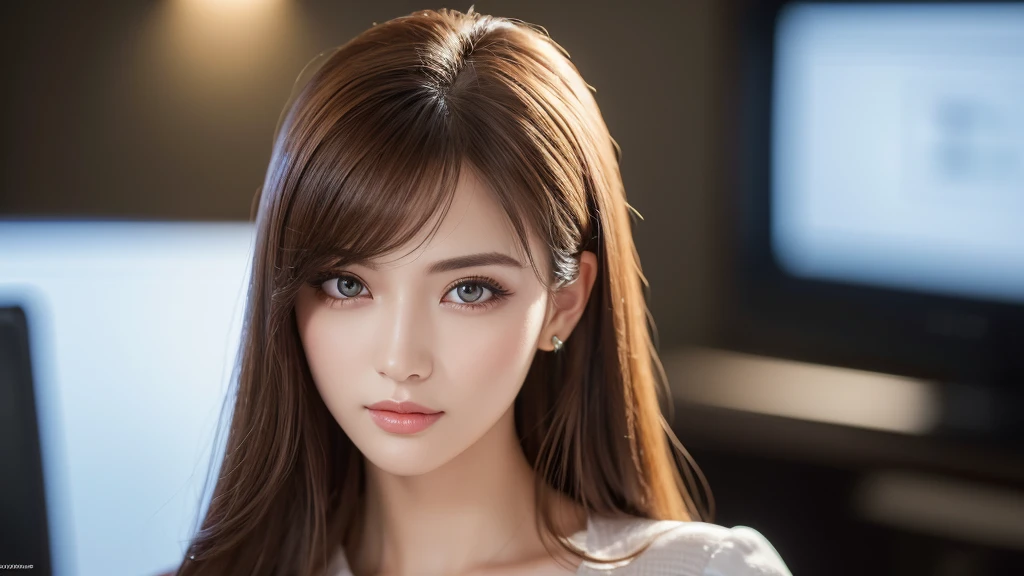 (fullbody), beautiful detailed eyes, beautiful detailed lips, extremely detailed eyes and face, longeyelashes, elegant office lady, professional business attire, (best quality,4k,8k,highres,masterpiece:1.2),ultra-detailed,(realistic,photorealistic,photo-realistic:1.37),HDR,UHD,studio lighting,ultra-fine painting,sharp focus,physically-based rendering,extreme detail description,professional,vivid colors,bokeh,intricate details,highly realistic,photorealistic portrait