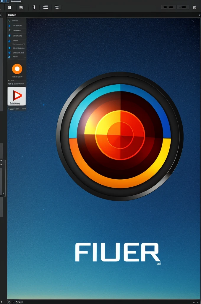Generate an image of a video editor logo