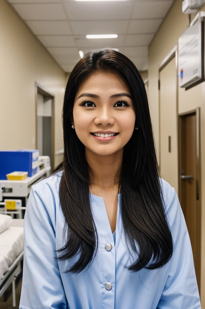 a female Filipino who became a head nurse in her department in a hospital in New Jersey