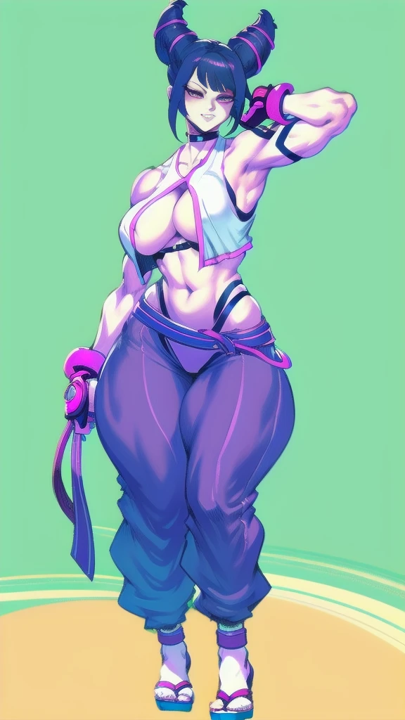 (full body), full body in image, full juri han from street fighter 6, juri han clothes, fusion of juri han street fighter 5 and juri han street fighter 6 from street fighter series, full woman, full body, juri hair, female body, curvy body, thicc body, big thighs, voluptuous body, full thick body, dinamic pose, curve body. detalied pose, body, simple background, expressive face, focus on face, line art, sketch
