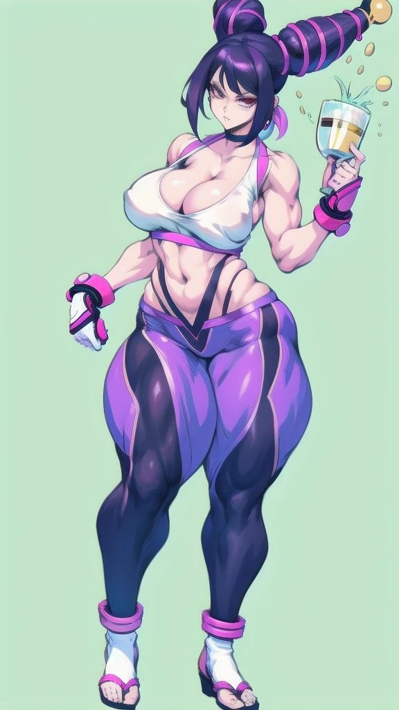 (full body), full body in image, full juri han from street fighter 6, juri han clothes, fusion of juri han street fighter 5 and juri han street fighter 6 from street fighter series, full woman, full body, juri hair, female body, curvy body, thicc body, big thighs, voluptuous body, full thick body, dinamic pose, curve body. detalied pose, body, simple background, expressive face, focus on face, line art, sketch
