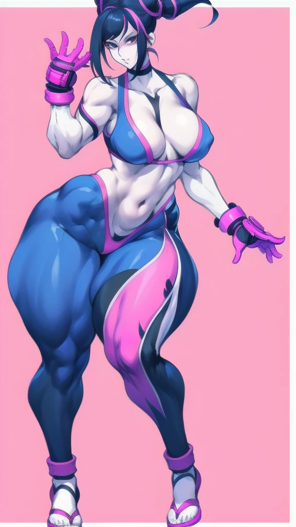(full body), full body in image, full juri han from street fighter 6, juri han clothes, fusion of juri han street fighter 5 and juri han street fighter 6 from street fighter series, full woman, full body, juri hair, female body, curvy body, thicc body, big thighs, voluptuous body, full thick body, dinamic pose, curve body. detalied pose, body, simple background, expressive face, focus on face, line art, sketch