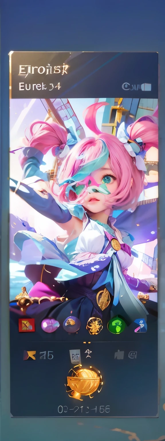 a beautiful girl, perfect face, arms at sides, masterpiece, ultra high res, high quality, 4k, upper body:1.5, green eyes, pink hair, (PureErosFace_V1:0.008), (european:1.6), bangs, dress, Cute ??? girl, cute anime real, cute girl.