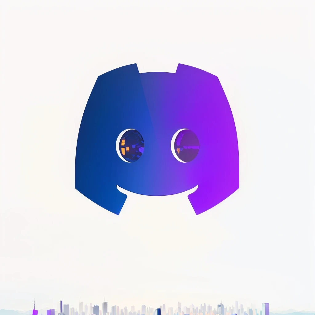 there is a photo of a blue and purple face with a city in the background, discordant profile photo, discord emoji, discord mod, discord moderator, profile photo 1024px, 🐋 as 🐘 as 🤖 as 👽 as 🐳, beetle colors, hq wallpaper 4k, discord, discord pfp, beetle!!