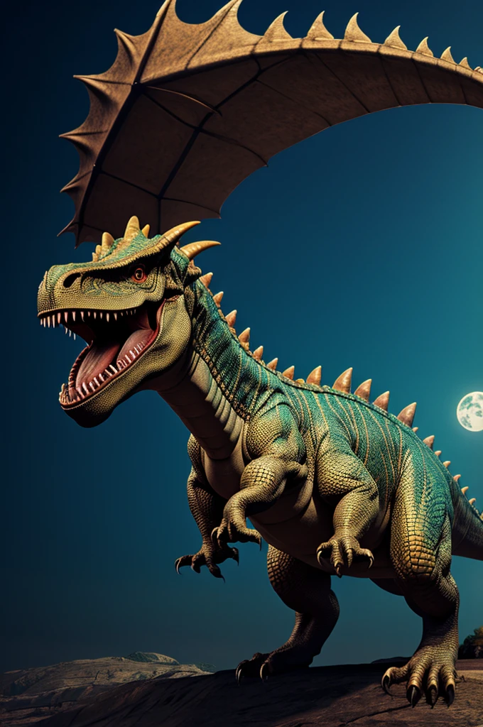 Dinosaur dragon alien