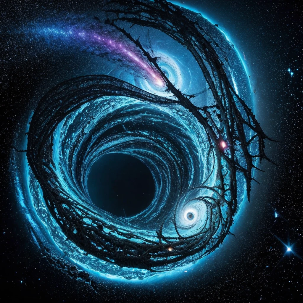 geometry dna black hole nature space spiral destruction