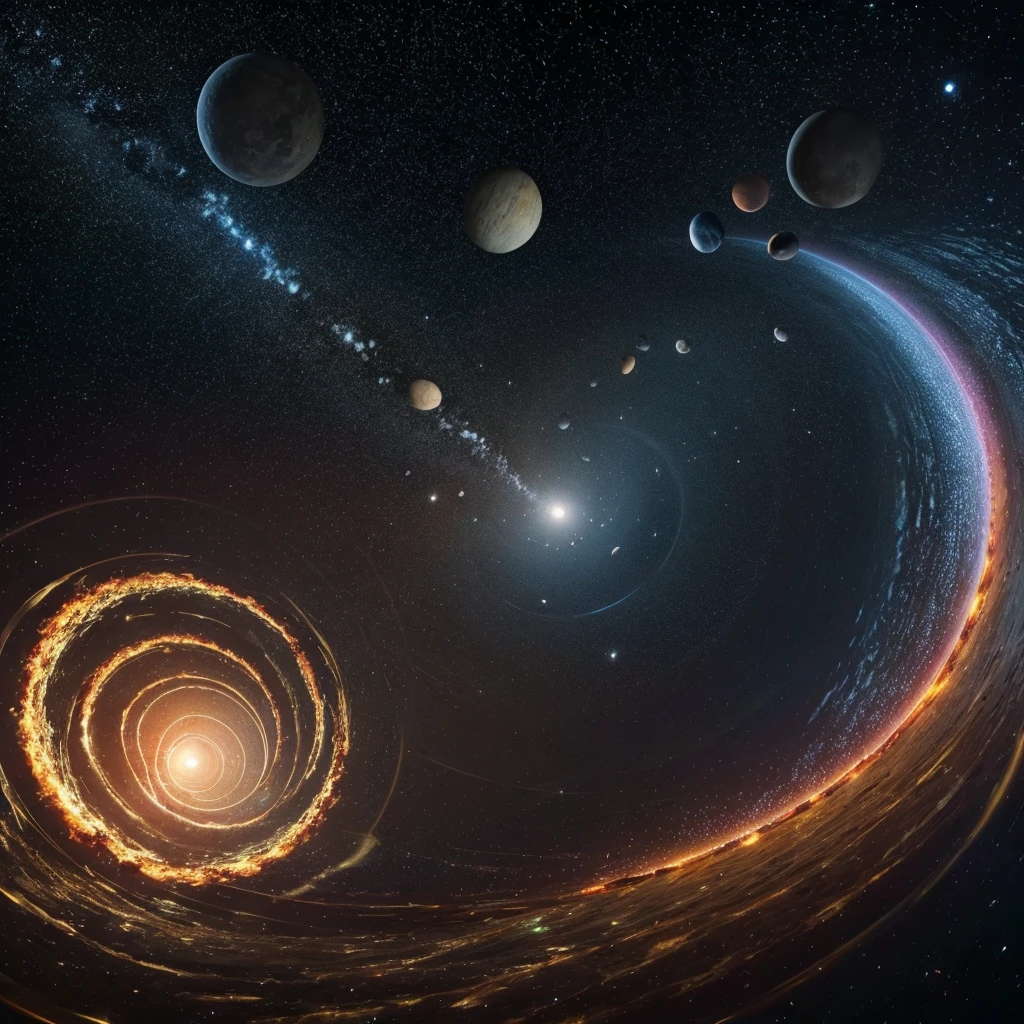 Genes Nature Space Spiral Destruction