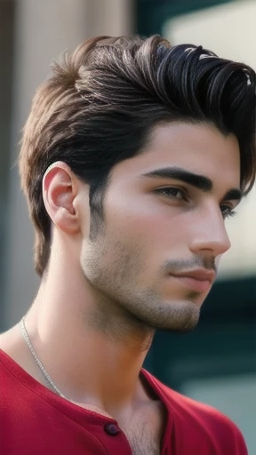 Young Italian men  focus on face