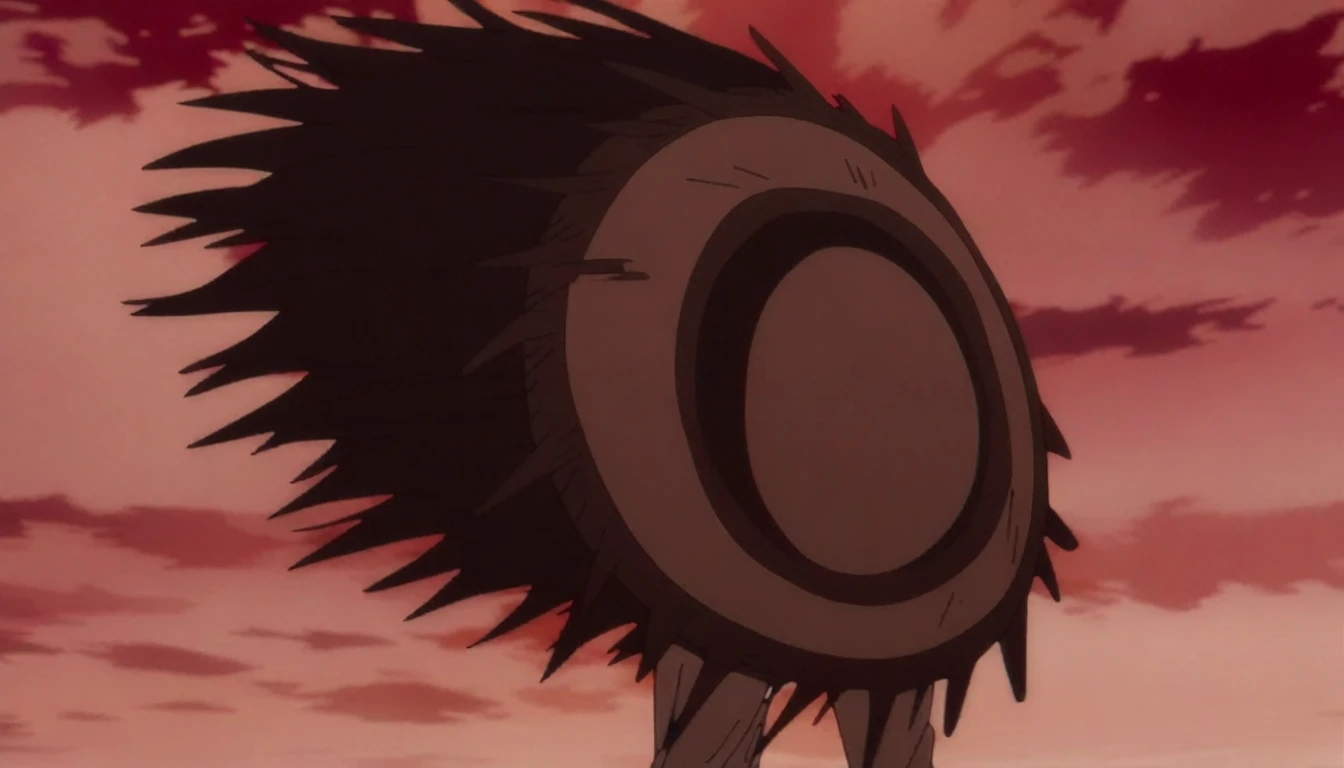 chainsaw man, 1girl, (anime screencap:1.2)