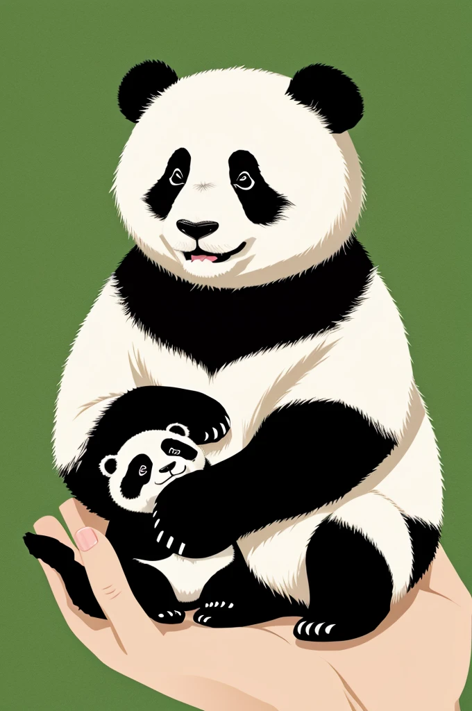 Panda cartoon