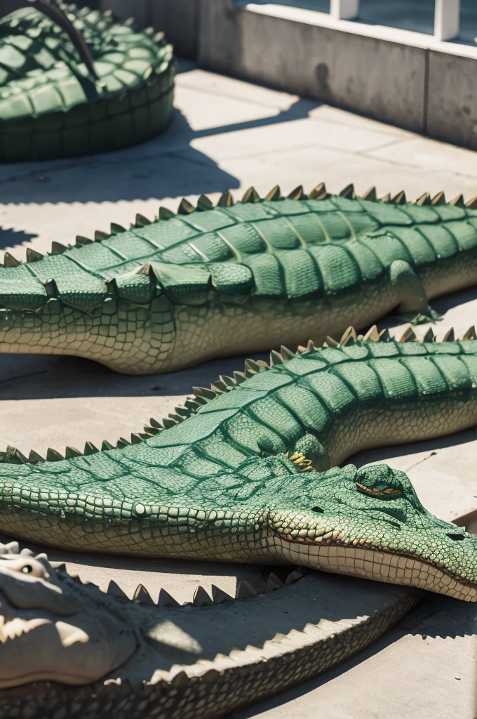Create a crocodile logo with the name of the Jovita Franco auroche school