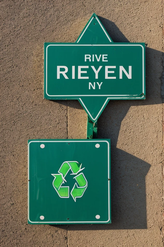 Give me a sign about recycling what is, how can we apply it, and how it helps the environment