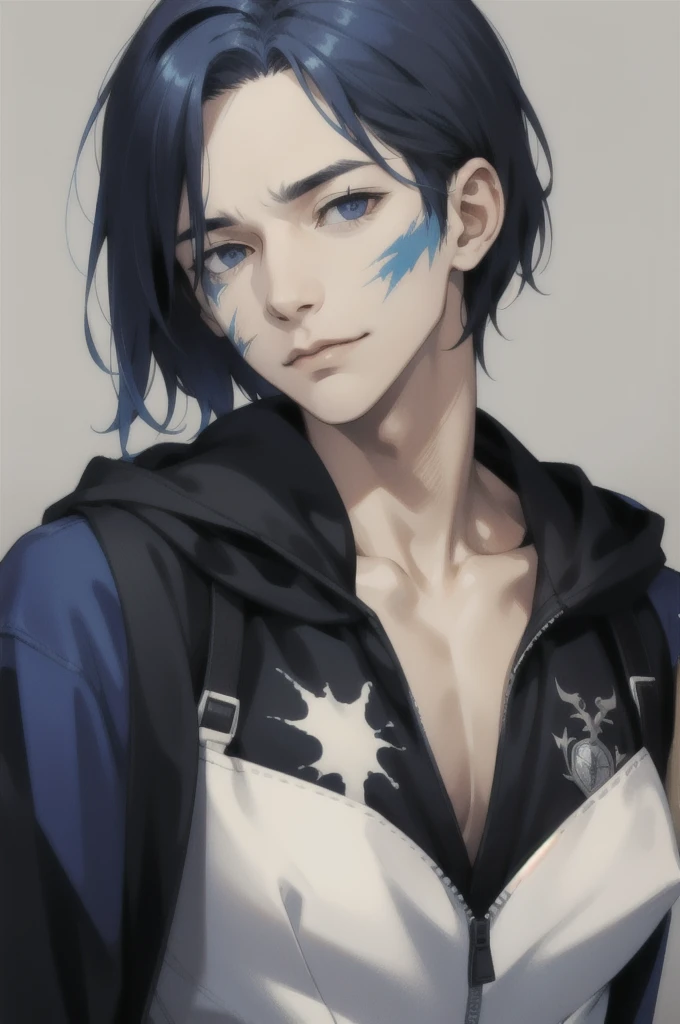 A character with scars on his face