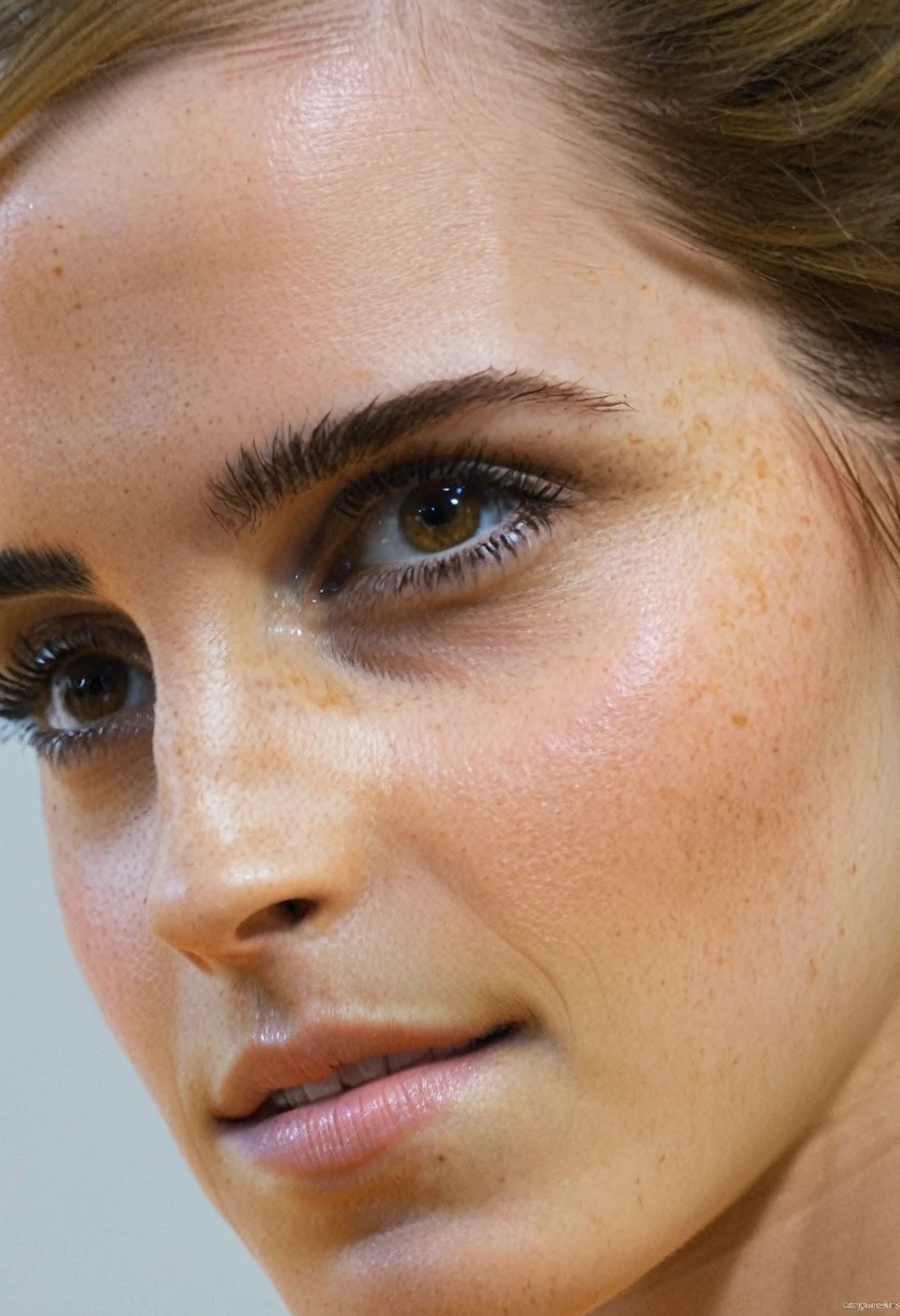 High quality  erotic    celebrity photograph    ( Emma Watson ,gorgeous celebrity, woman,  she is wet , tall figure, yellow color panty wearing ,  realistic babe , random click, random move photograph  , photorealistic , celebrity , woman ) shiny breast ,shiny sweaty skin , sexualized move, erotic angles, celebrity, hollywood actress , fleshy muscular woman  , ( perfect anatomy , correct hands  ,natural lights, depth of field, detailed face , insanely detailed skin texture, hyper detailed features )