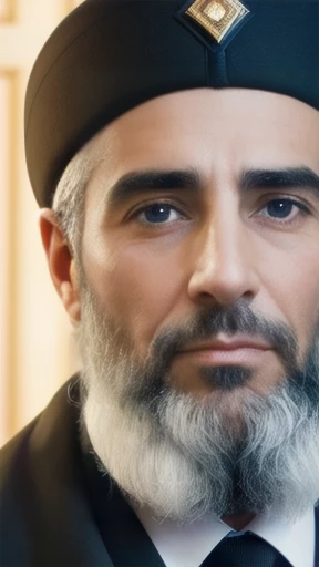 Ashkenazim Jew men focus on face