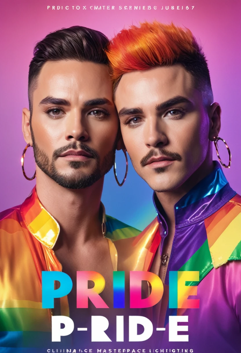 album cover pride gay, cinematic lightning, 8k, masterpiece
