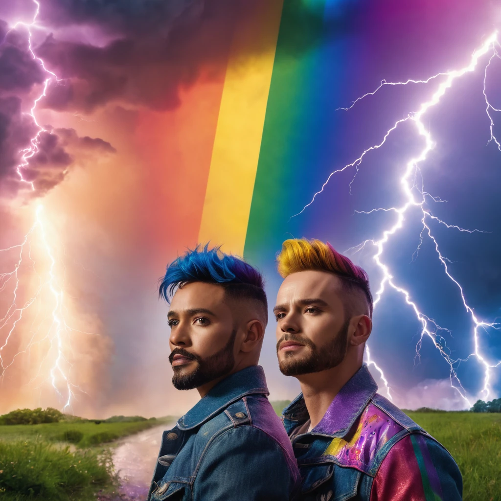 album cover pride gay, cinematic lightning, 8k, masterpiece
