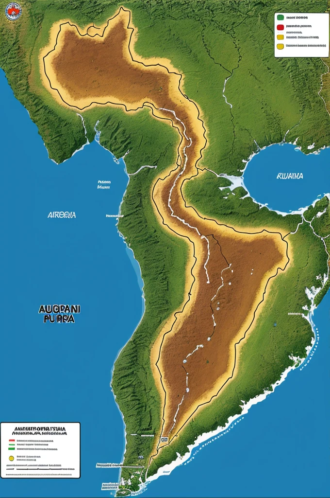 A super simple drawing to trace on the map of Paraguay and shows the distribution of the volcanoes of the past.