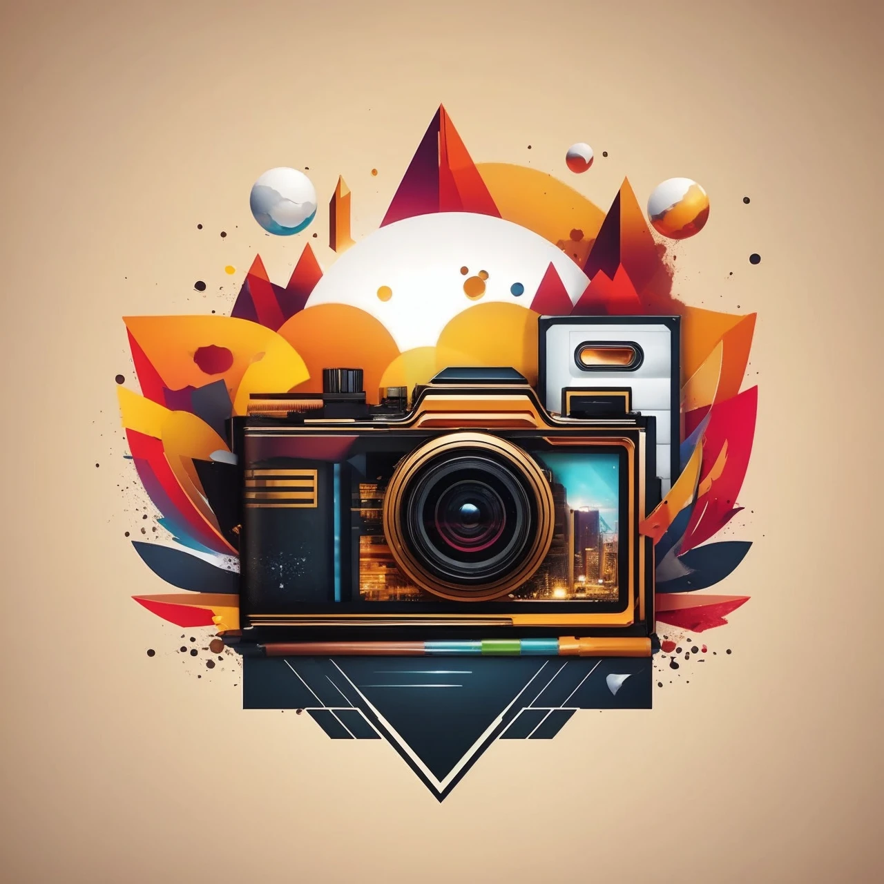 Create a digital art logo