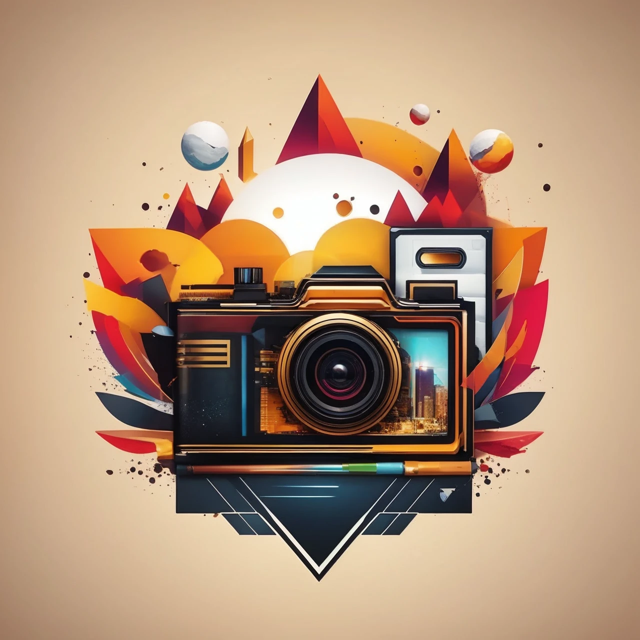 Create a digital art logo