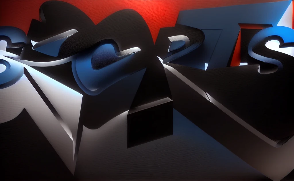 a close up of a blue sports logo with a black background, 3 d logo, _3d-terms_, stylized stl, c 4 d style, stylized as a 3d render, rendered in maya 4 d, 3 d graffiti texture, rendered in maya, stylized 3 d graphics, stylized 3 d, toon rendering, bryce 3 d style