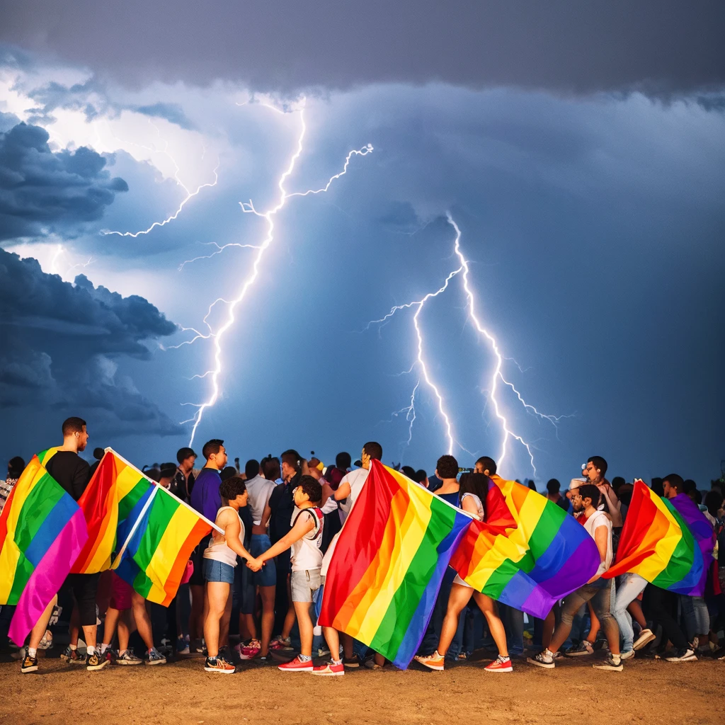 album cover pride gay, 8k, masterpiece, dramatic lightning