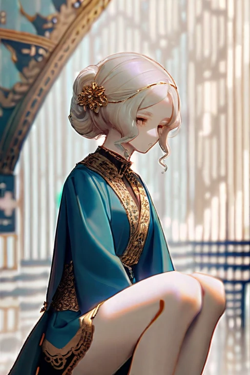 ((Лучшее качество)), ((шедевр)), (подробный), A girl on her knees