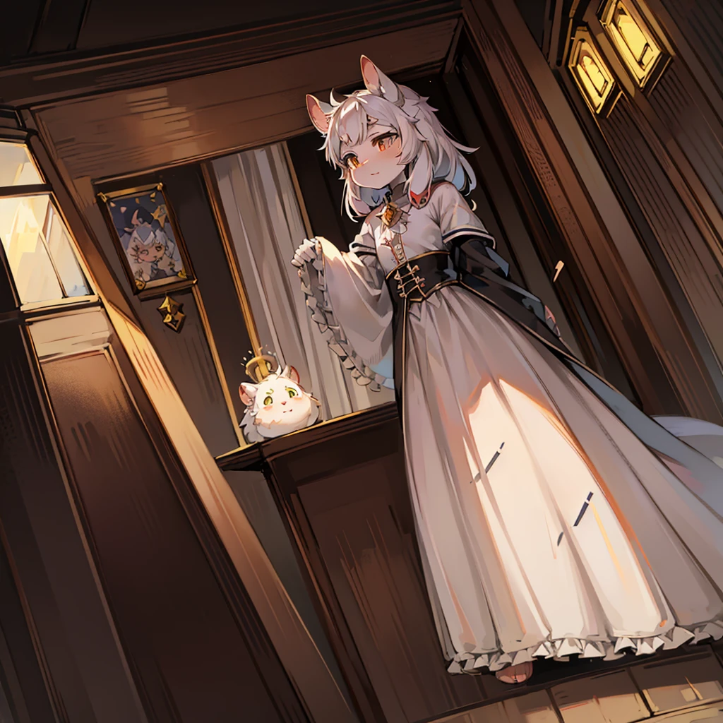 anime girl with a cat ears and a cape on, asriel dreemurr, discord pfp, avatar image, character art of maple story, nagito komaeda, neferpitou, nyaruko-san, keqing from genshin impact, discord profile picture, maplestory mouse, demon slayer rui fanart, detailed fanart
