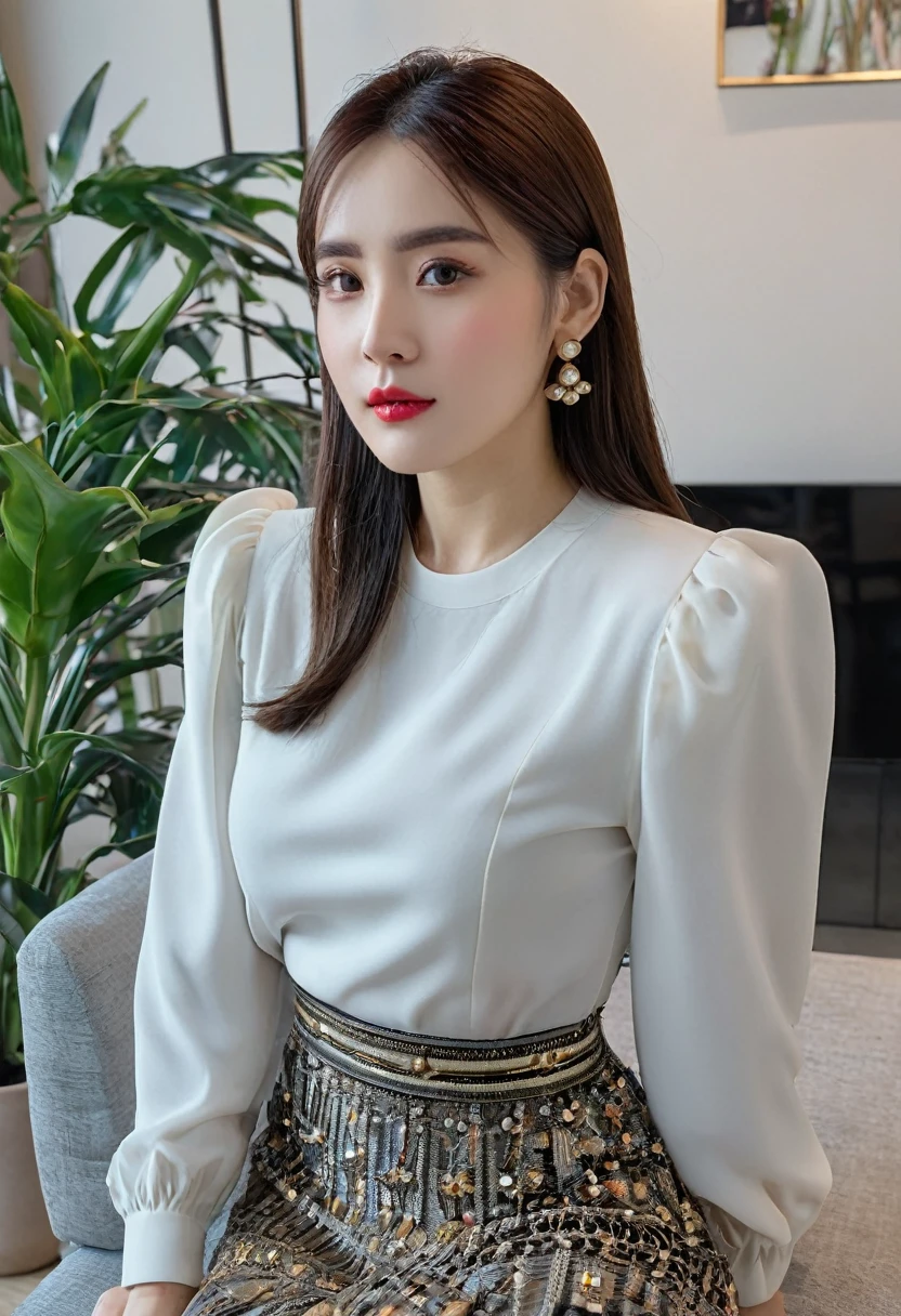 8K, best quality, head of&#39;artwork, Ultra haute résolution, (realism: 1.4), photo originale, (texture de peau réaliste: 1.3), (film grain: 1.3), (Selfie Angle), 1 fille, Beautiful eyes and facial details, head of&#39;artwork, best quality, photo de tout le corps, regarde le spectateur, long straight red messy bob, tetas grandes, subtle makeup with eyeliner, embarrassed smile, harnais en cuir et hotpants en latex, Photographie de rue