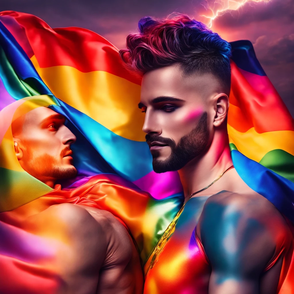 Pride gay, 8k, masterpiece, dramatic lightning