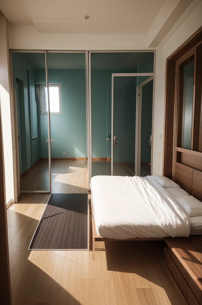 Inside an abstract room